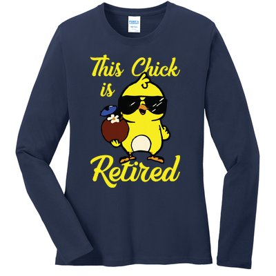 Retired Women Funny Retirement For Women Ladies Long Sleeve Shirt