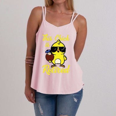 Retired Women Funny Retirement For Women Women's Strappy Tank