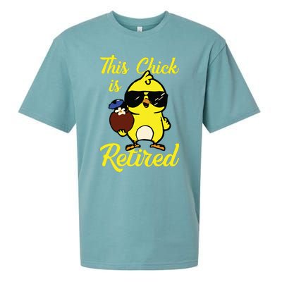 Retired Women Funny Retirement For Women Sueded Cloud Jersey T-Shirt