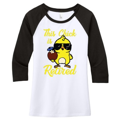 Retired Women Funny Retirement For Women Women's Tri-Blend 3/4-Sleeve Raglan Shirt