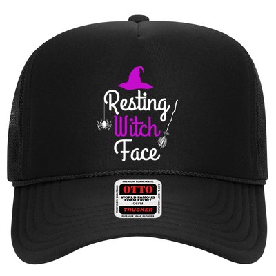 Resting Witch Face Halloween Fall Funny Trick Or Treat Sassy Great Gift Trucker Hat