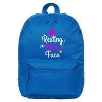 Resting Witch Face Halloween Fall Funny Trick Or Treat Sassy Great Gift 16 in Basic Backpack