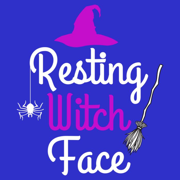 Resting Witch Face Halloween Fall Funny Trick Or Treat Sassy Great Gift 16 in Basic Backpack