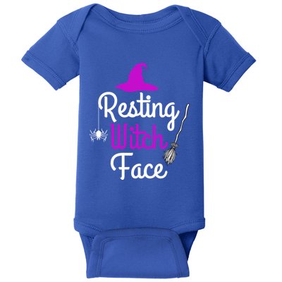 Resting Witch Face Halloween Fall Funny Trick Or Treat Sassy Great Gift Baby Bodysuit