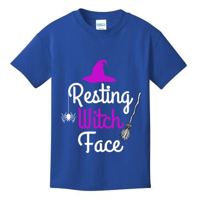 Resting Witch Face Halloween Fall Funny Trick Or Treat Sassy Great Gift Kids T-Shirt