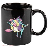 Retro Witches Flying 11oz C Handle Ceramic Mug