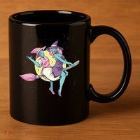 Retro Witches Flying 11oz C Handle Ceramic Mug