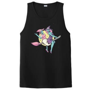 Retro Witches Flying PosiCharge Competitor Tank