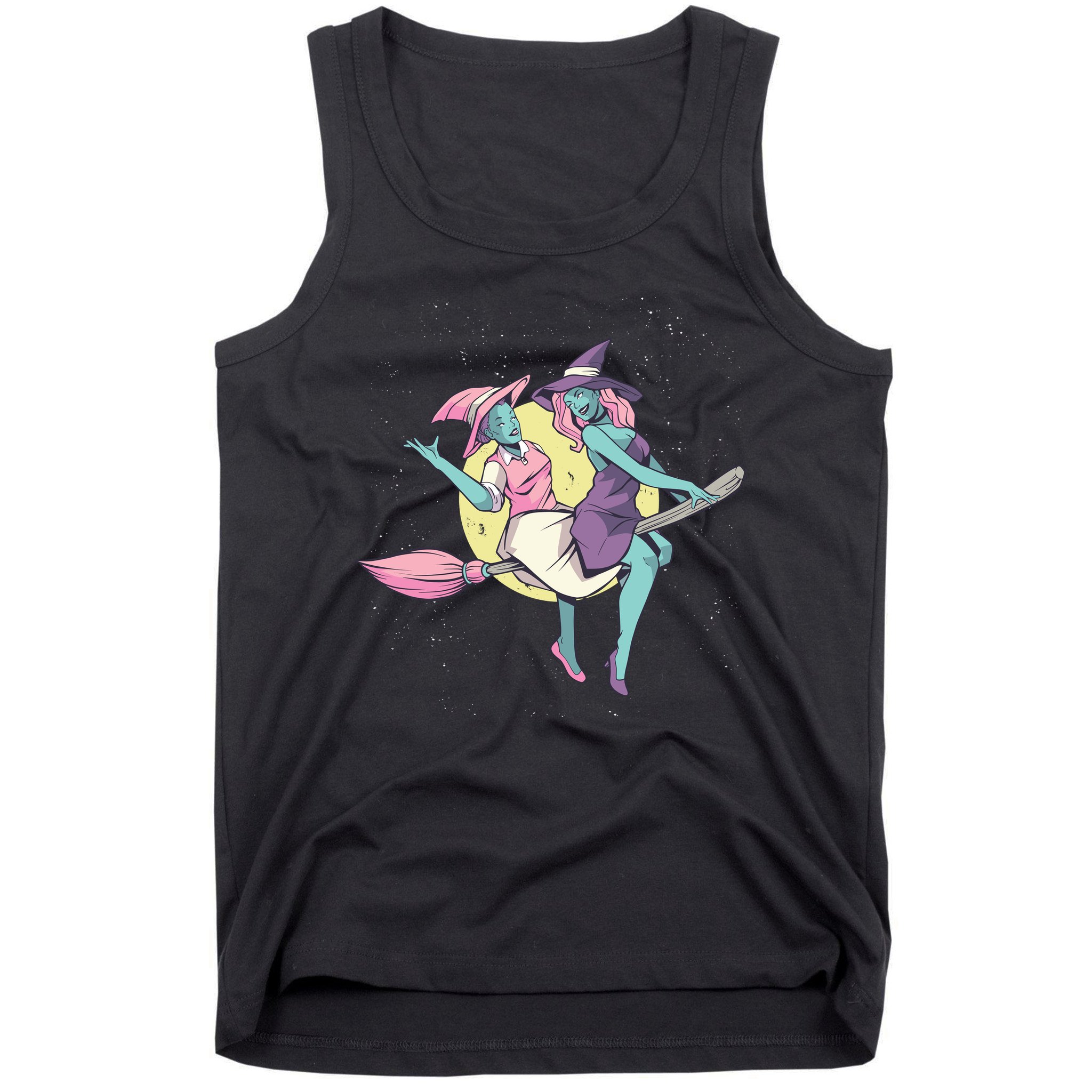 Retro Witches Flying Tank Top