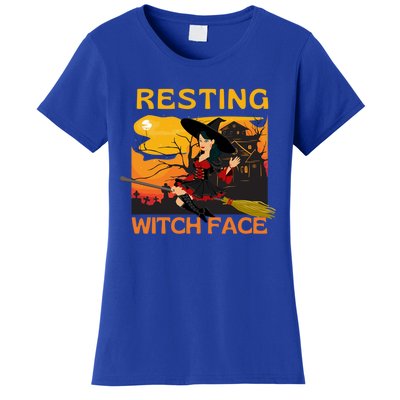 Resting Witch Face Fun Halloween Gift Women's T-Shirt