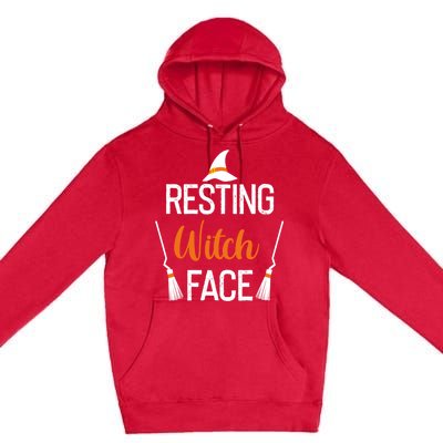 Resting Witch Face Great Gift Premium Pullover Hoodie