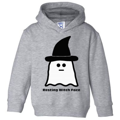 Resting Witch Face Funny Ghost Halloween Toddler Hoodie