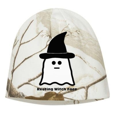 Resting Witch Face Funny Ghost Halloween Kati - Camo Knit Beanie