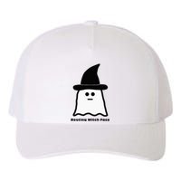 Resting Witch Face Funny Ghost Halloween Yupoong Adult 5-Panel Trucker Hat