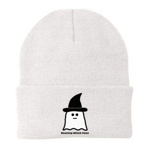 Resting Witch Face Funny Ghost Halloween Knit Cap Winter Beanie