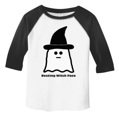 Resting Witch Face Funny Ghost Halloween Toddler Fine Jersey T-Shirt