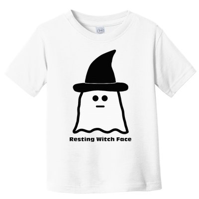 Resting Witch Face Funny Ghost Halloween Toddler T-Shirt