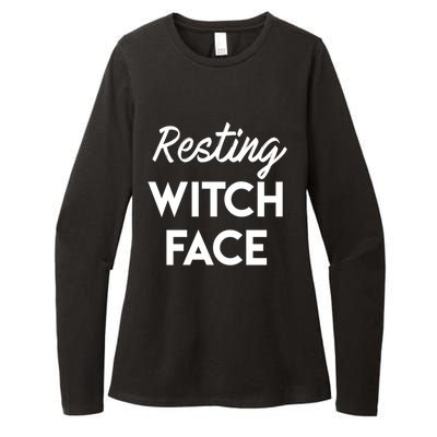 Resting Witch Face Cute Gift Womens CVC Long Sleeve Shirt