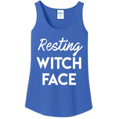 Resting Witch Face Cute Gift Ladies Essential Tank