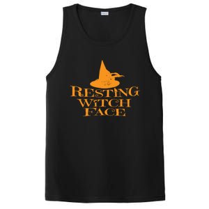 Resting Witch Face Orange Witch Hat Cute Gift PosiCharge Competitor Tank