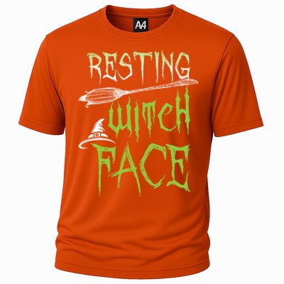 Resting Witch Face Party Gift Cooling Performance Crew T-Shirt