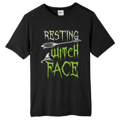 Resting Witch Face Party Gift Tall Fusion ChromaSoft Performance T-Shirt