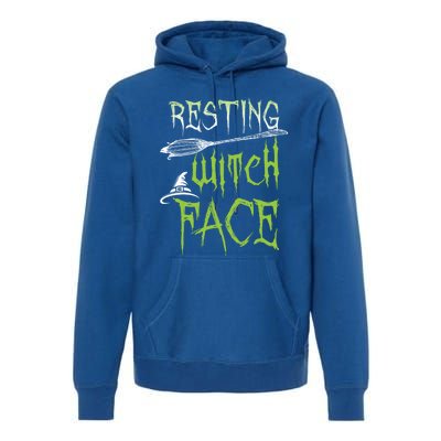 Resting Witch Face Party Gift Premium Hoodie