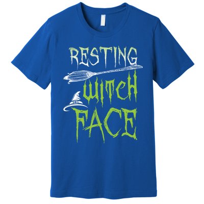 Resting Witch Face Party Gift Premium T-Shirt