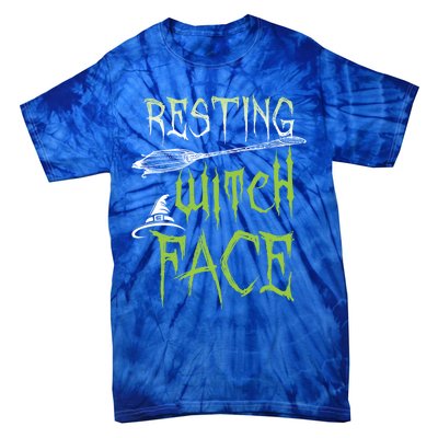 Resting Witch Face Party Gift Tie-Dye T-Shirt