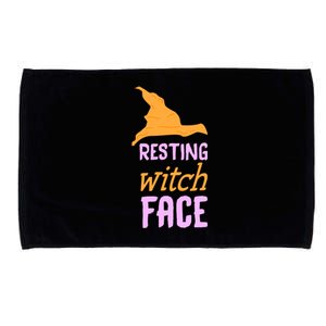 Resting Witch Face Gift Microfiber Hand Towel