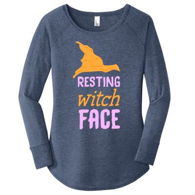 Resting Witch Face Gift Women's Perfect Tri Tunic Long Sleeve Shirt