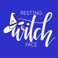 Resting Witch Face With Witch Hat Funny Halloween Design Funny Gift 16 in Basic Backpack