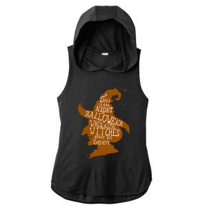 Resting Witch Face Meaningful Gift Broomstick Funny Spooky Party Cute Gift Ladies PosiCharge Tri-Blend Wicking Draft Hoodie Tank