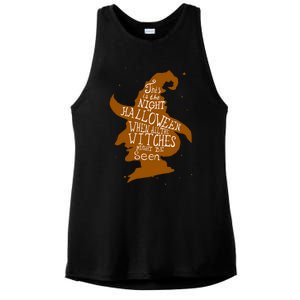 Resting Witch Face Meaningful Gift Broomstick Funny Spooky Party Cute Gift Ladies PosiCharge Tri-Blend Wicking Tank