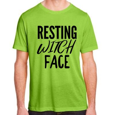 Resting Witch Face Funny Halloween Funny Gift Adult ChromaSoft Performance T-Shirt