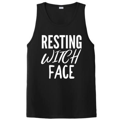 Resting Witch Face Funny Halloween Funny Gift PosiCharge Competitor Tank