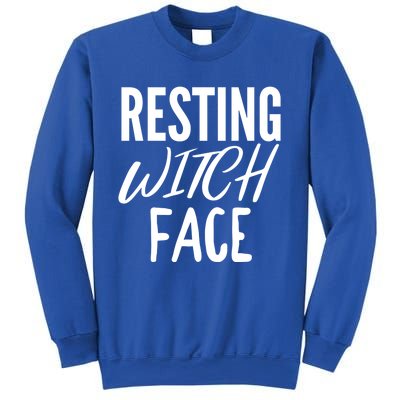 Resting Witch Face Funny Halloween Funny Gift Sweatshirt