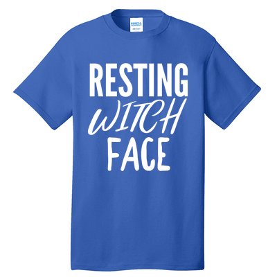 Resting Witch Face Funny Halloween Funny Gift Tall T-Shirt