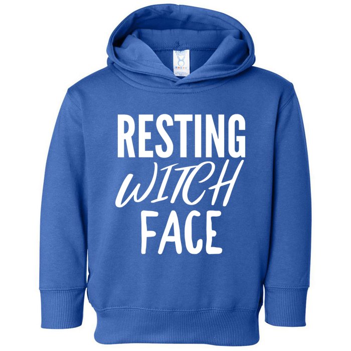 Resting Witch Face Funny Halloween Funny Gift Toddler Hoodie