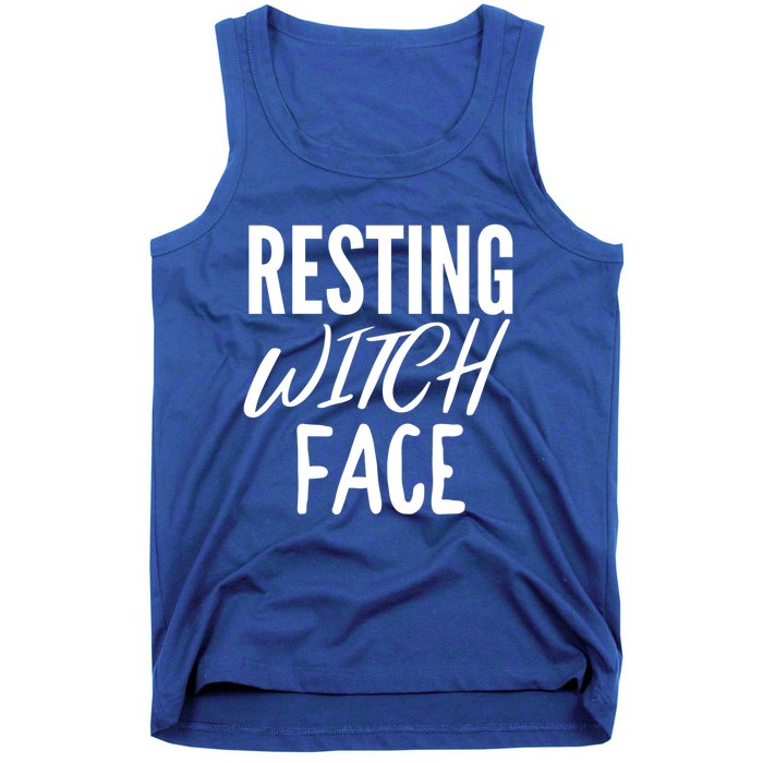 Resting Witch Face Funny Halloween Funny Gift Tank Top