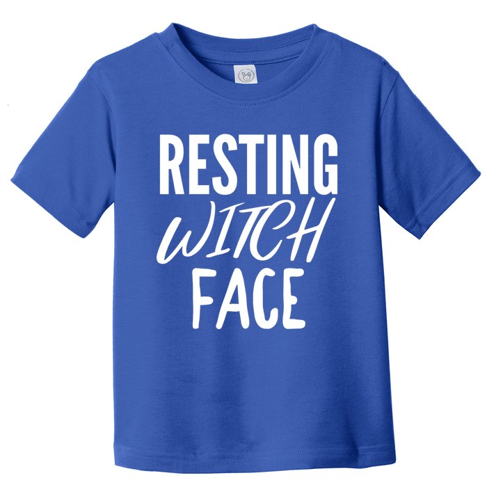 Resting Witch Face Funny Halloween Funny Gift Toddler T-Shirt