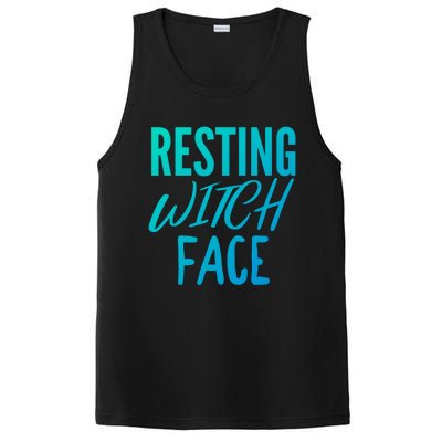 Resting Witch Face Funny Halloween Funny Gift PosiCharge Competitor Tank