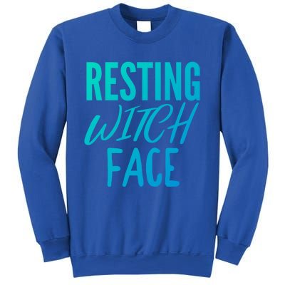 Resting Witch Face Funny Halloween Funny Gift Sweatshirt