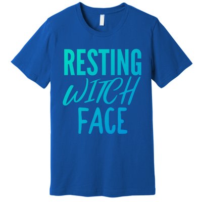 Resting Witch Face Funny Halloween Funny Gift Premium T-Shirt