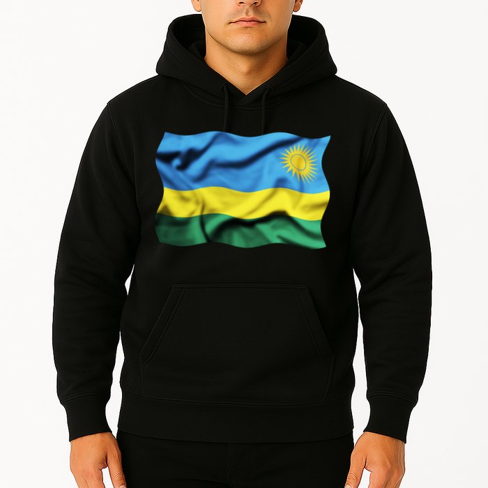 Rwanda Wavey Flag Hoodie