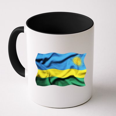 Rwanda Wavey Flag Mug