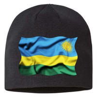 Rwanda Wavey Flag Sustainable Beanie
