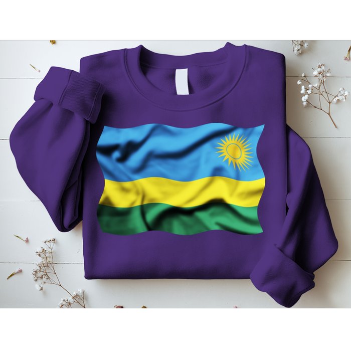 Rwanda Wavey Flag Sweatshirt