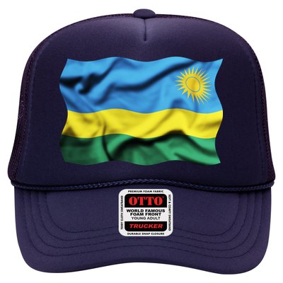 Rwanda Wavey Flag Trucker Hat