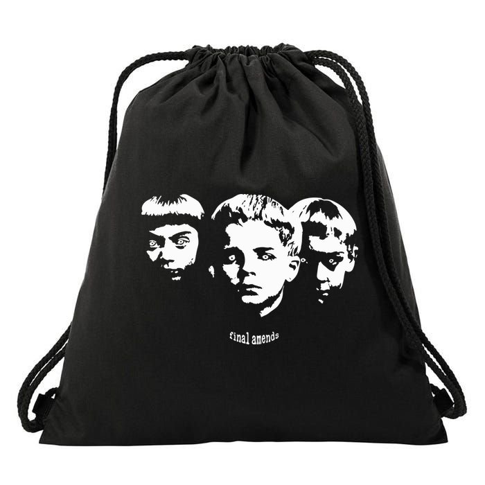Rulaempire Wearing Final Amends The Eyes Will Paralyze Drawstring Bag